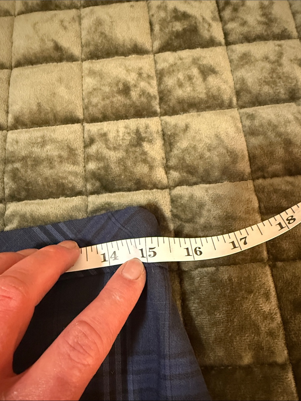 Banana Republic Navy Plaid Pencil Skirt - Picture 10 of 14